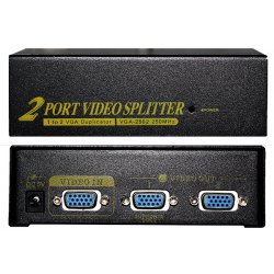 VGA SPLITTER 12 Pro.fi.con άριστης ποιότητας διανομέας σημάτων εικόνας VGA μίας πηγής σε 2 σημεία